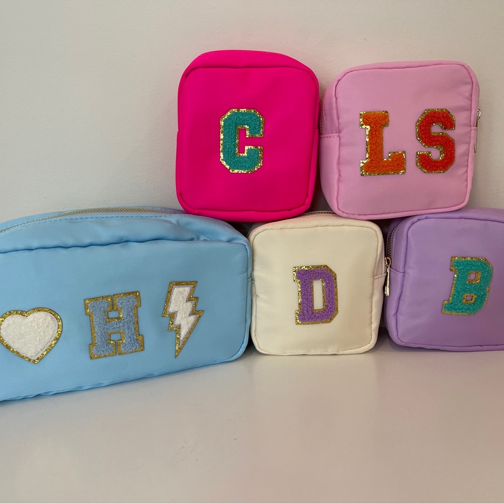 Customizable travel/ makeup/ hair bags